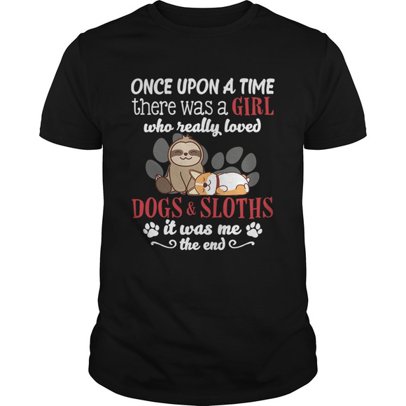Other - There Was A Girl Who Really Loved Dogs And Sloths Funny Shirt